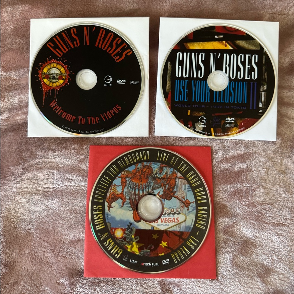 Guns N’ Roses 3-DVD Set Collection Grail